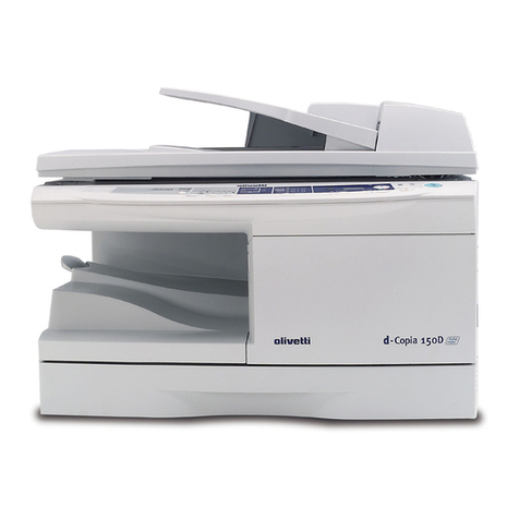Olivetti D-COPIA 120D Operation manual