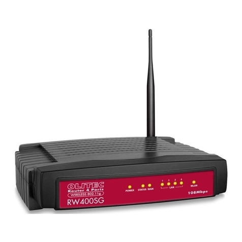 Olitec RW400SG user guide