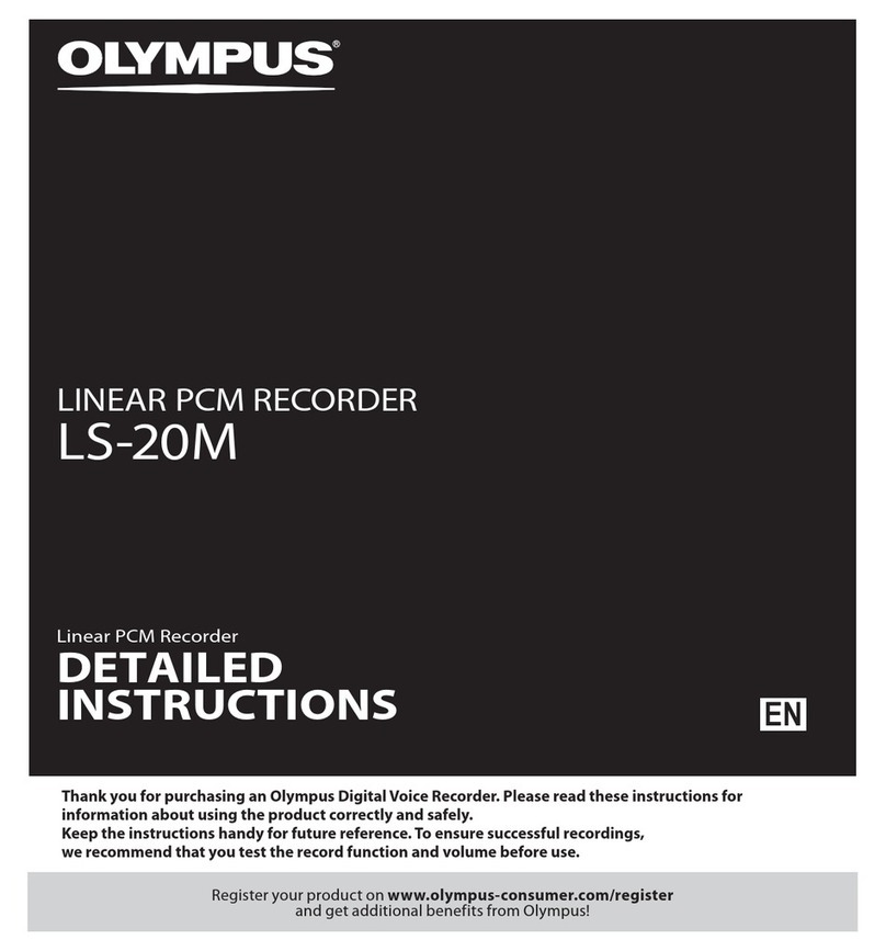 Olympus LS-20M Operating and maintenance manual