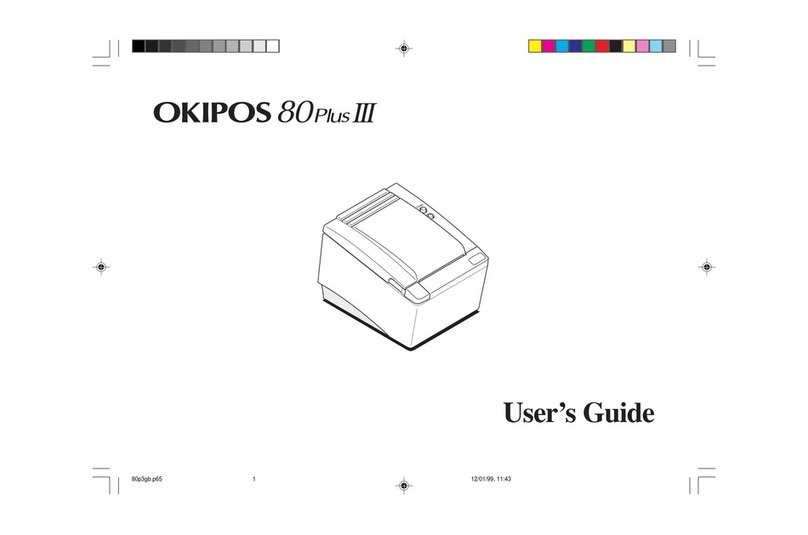 Oki POS 80 Plus III User manual