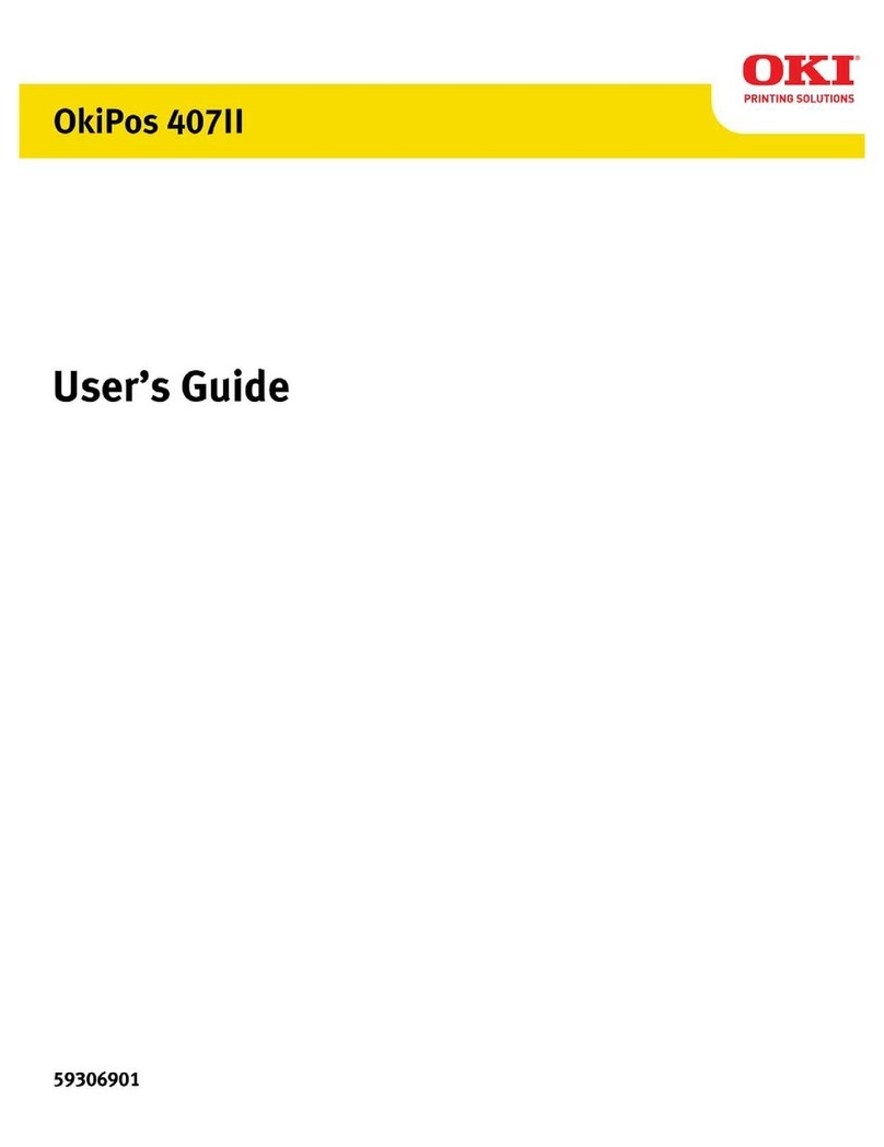 Oki OkiPos 407II User manual