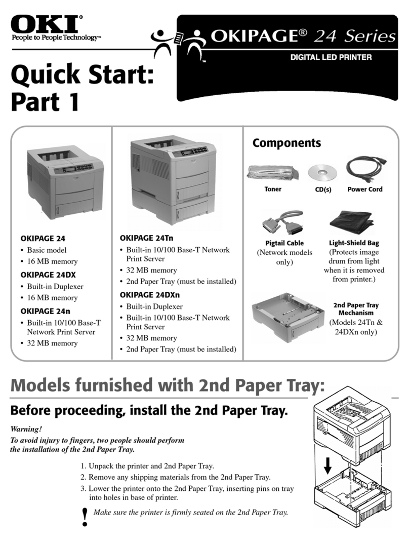 Oki OKIPAGE 24 Series User manual