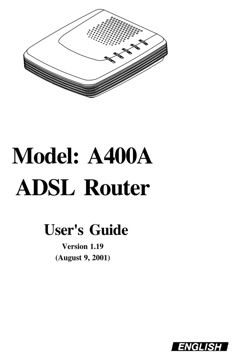 Olicom ADSL Router A400A user guide