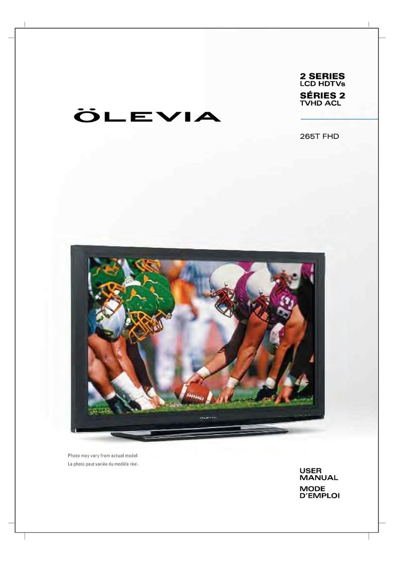 Olevia 265T FHD User manual