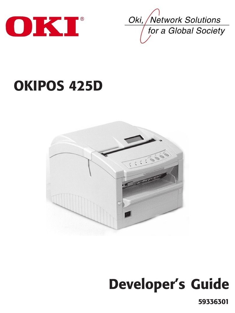 Oki POS 425D Instruction Manual Oki POS 425D Instruction Manual