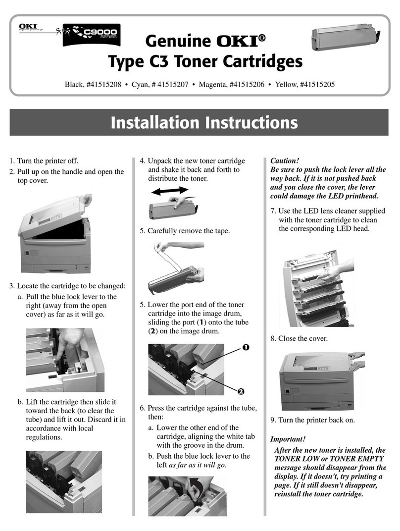 Oki C9200 user manual