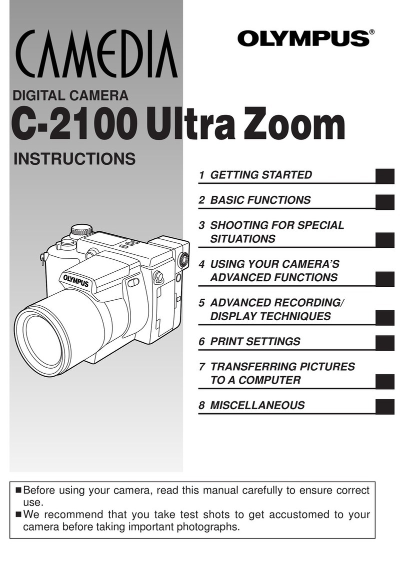 Olympus CAMEDIA C-2100 Ultra Zoom User manual Olympus CAMEDIA C-2100 Ultra Zoom User manual