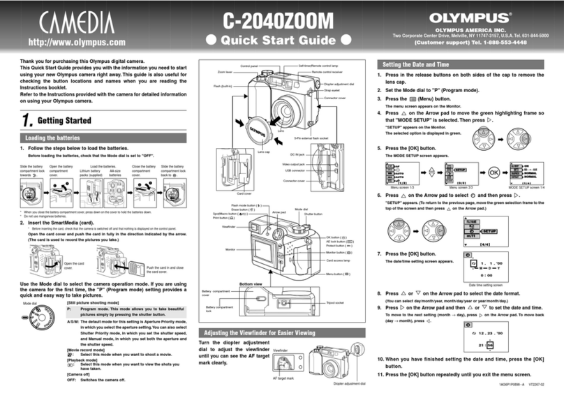 Olympus C-2040 User manual