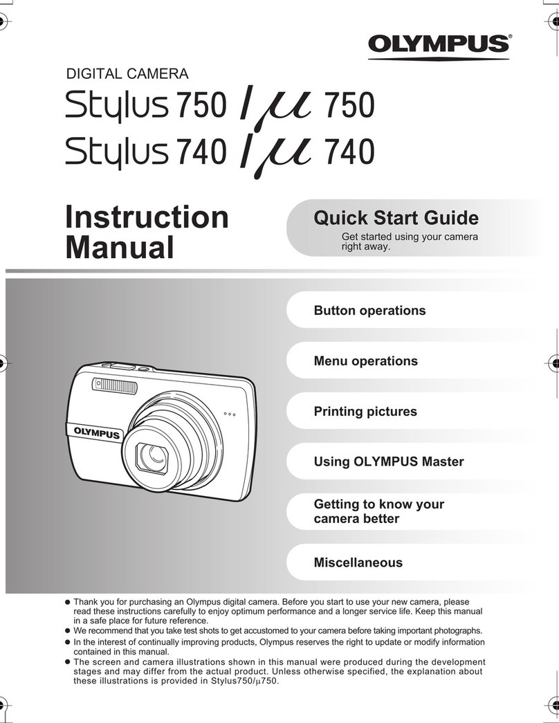 Olympus Stylus 740 User manual