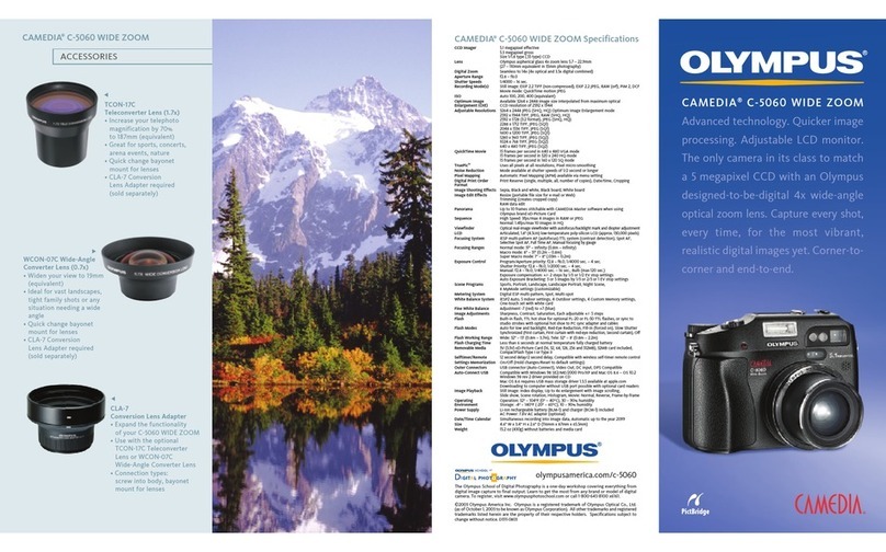 Olympus CAMEDIA C-5060 Wide Zoom Specifications