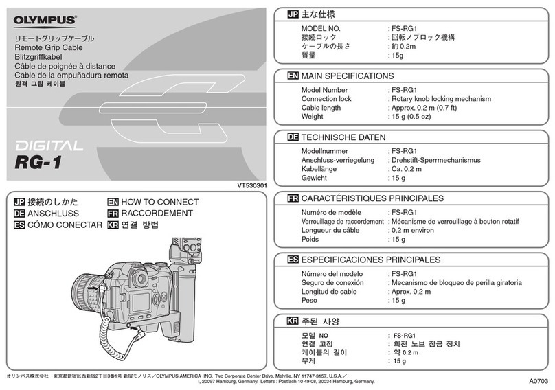 Olympus RG-1 User manual