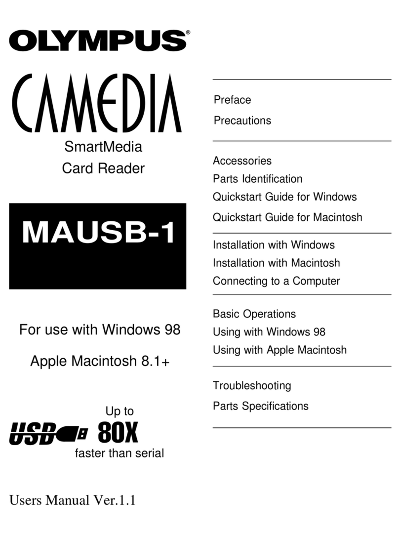 Olympus CAMEDIA MAUSB-1 User manual