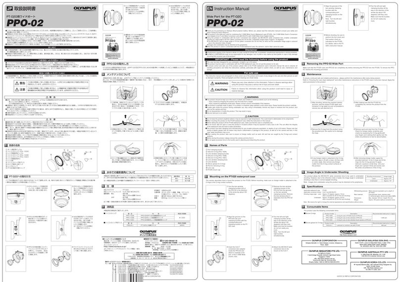 Olympus PPO-02 User manual