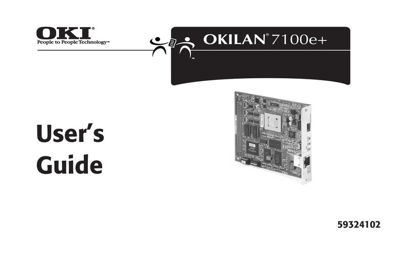 Oki Okilan 7100e+ user guide