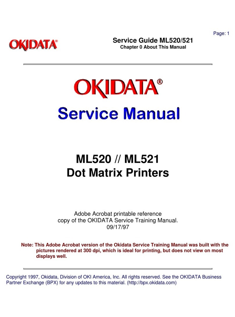 Oki ML520 User manual