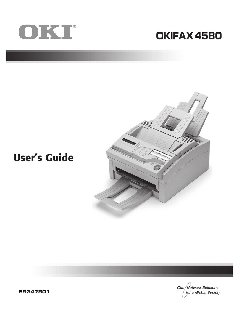 Oki OKIFAX 4580 user guide