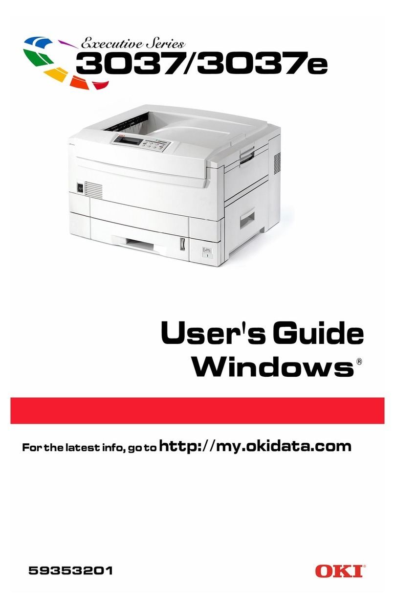 Oki Executive Series 3037 User manual
