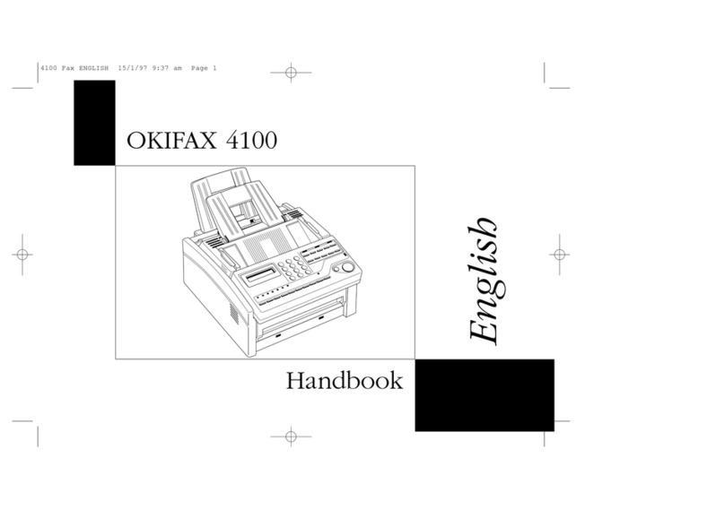 Oki OKIFAX 4100 User manual