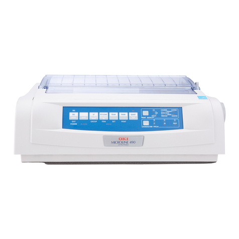 Oki Microline 490 User manual