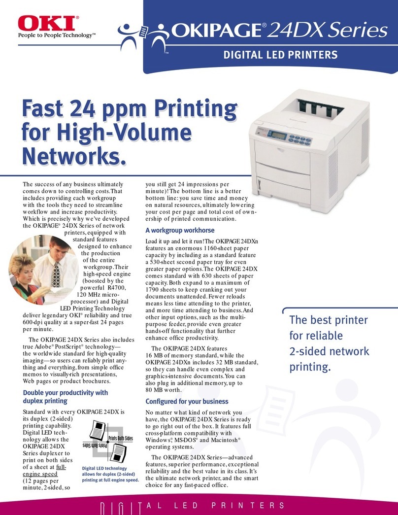 Oki 24DX Series User manual