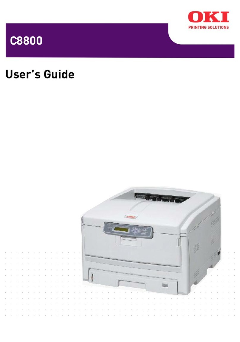 Oki C8800 series User manual