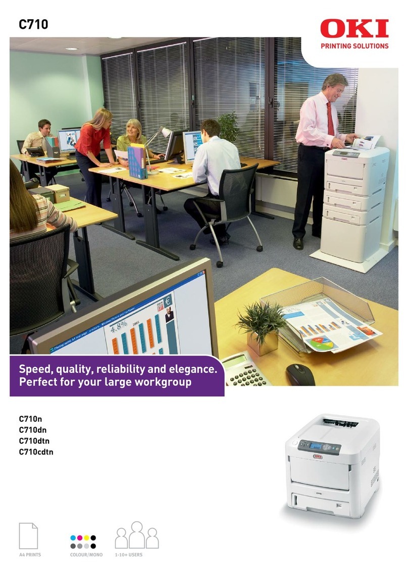 Oki C710 User manual