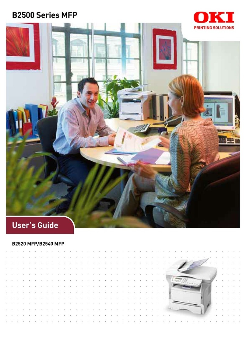 Oki B2500 User manual