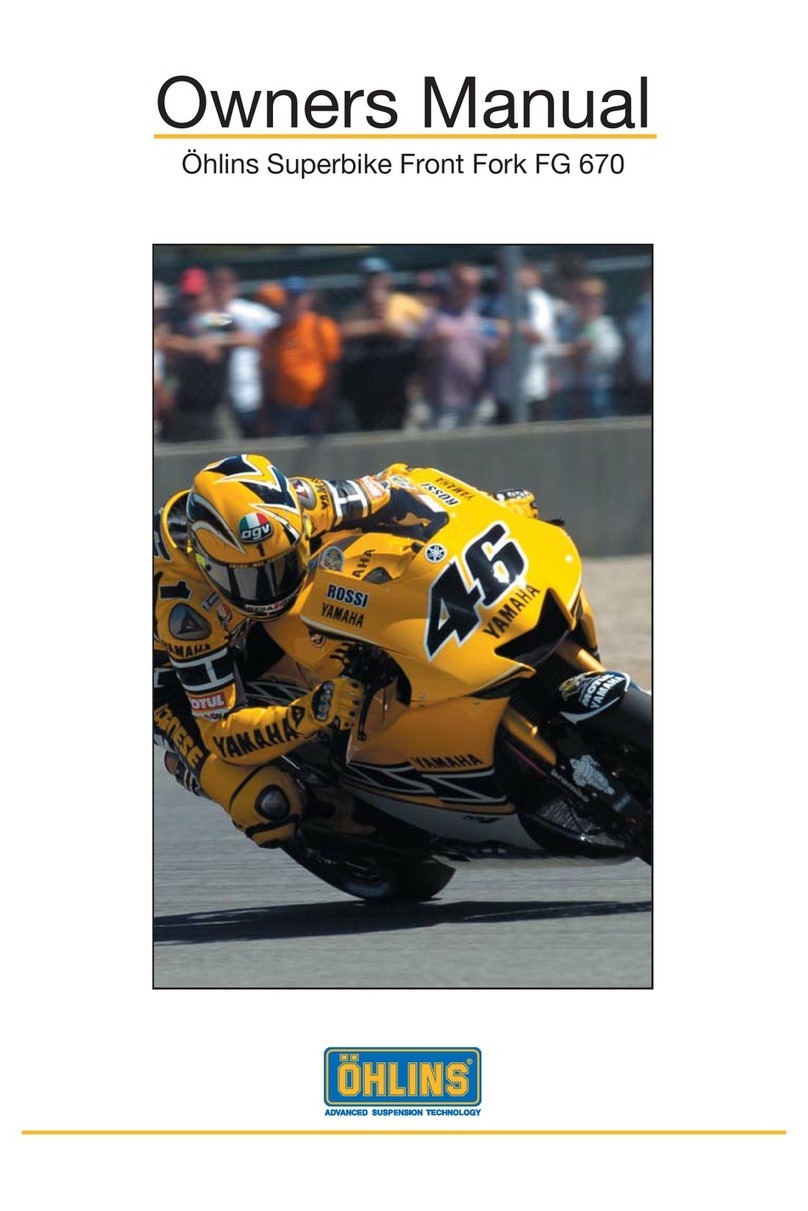 Ohlins FG 670 User manual Ohlins FG 670 User manual