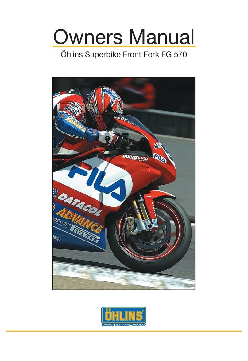 Ohlins SUPERBIKE FG 570 owner's manual