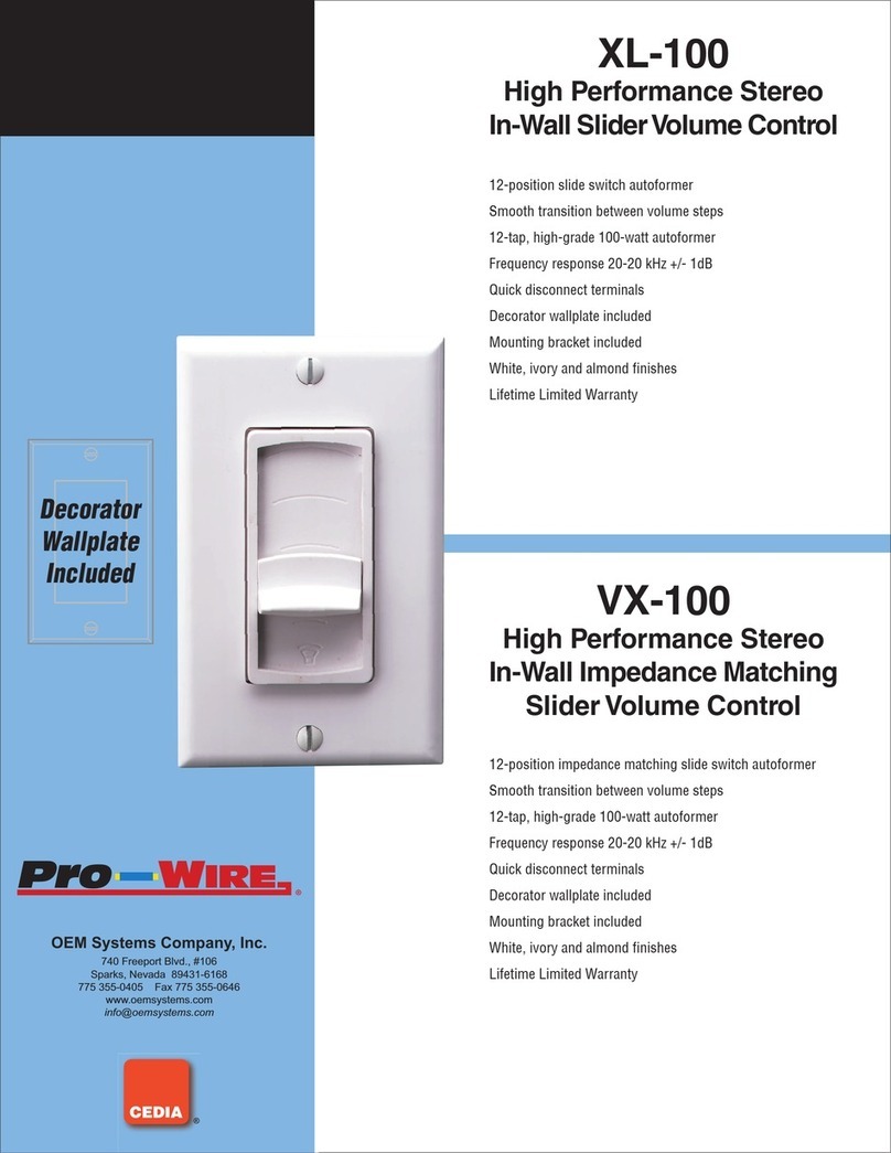 OEM VX-100 Specifications