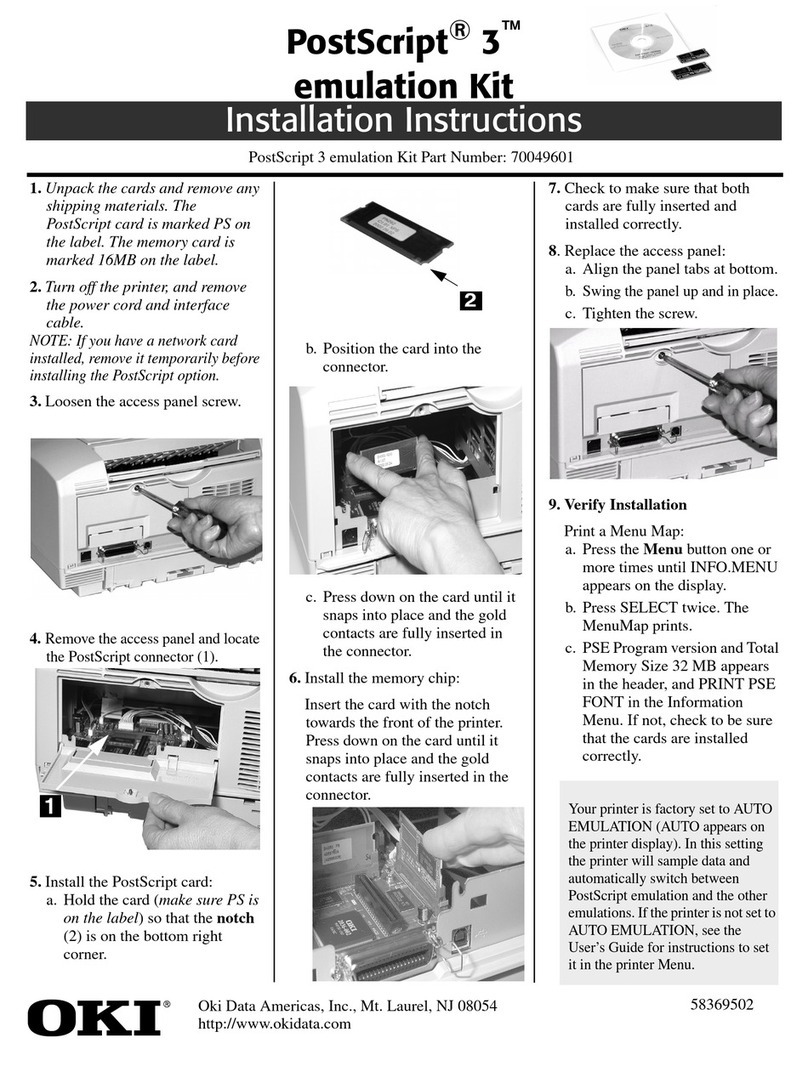 Oki B 4350N User manual