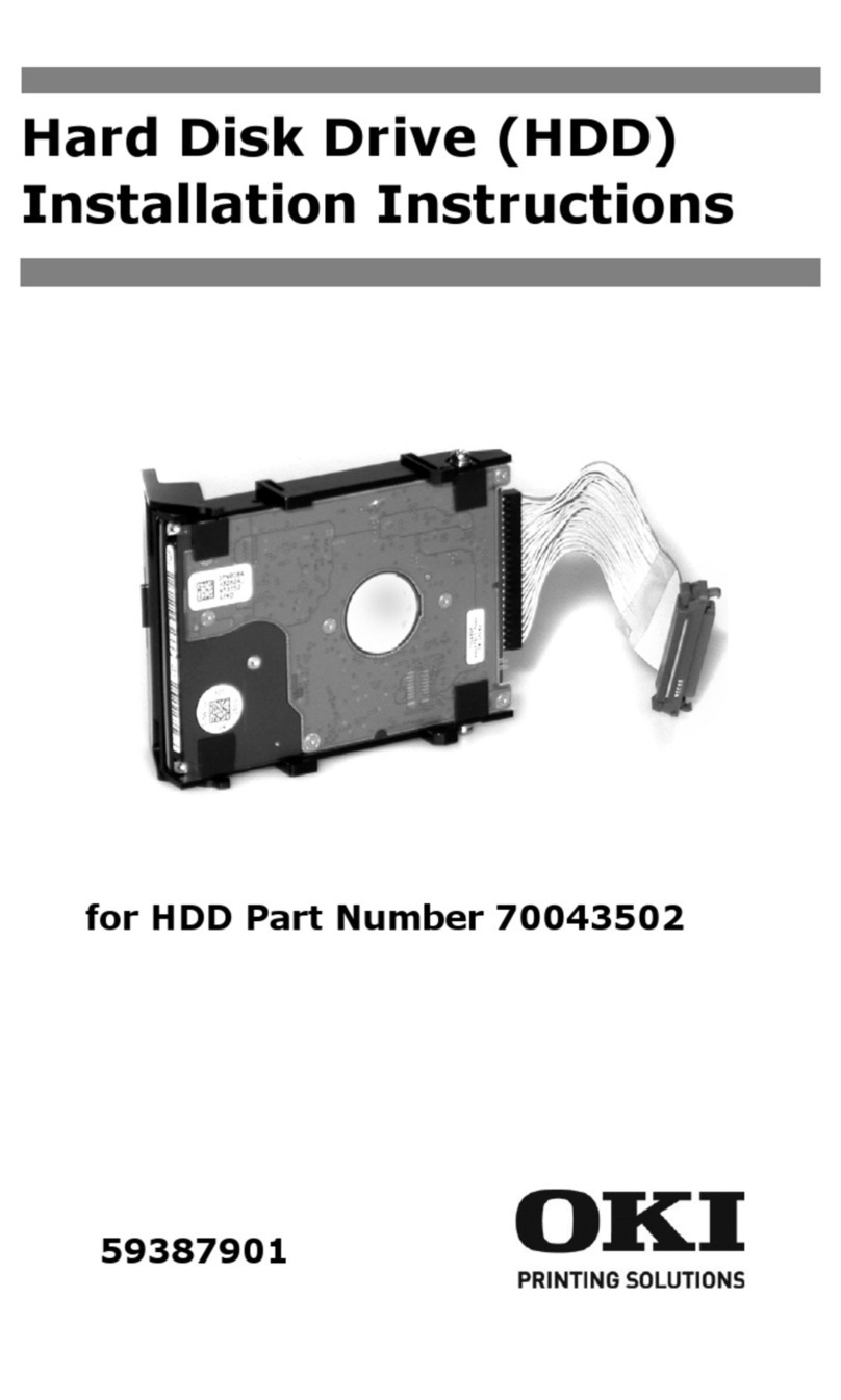Oki 70043502 installation instructions
