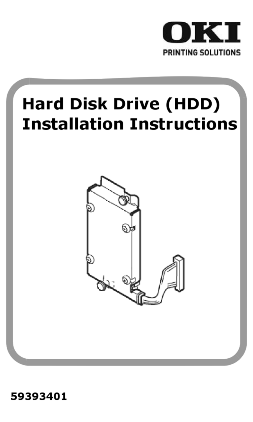 Oki Hard Disk Drive User manual