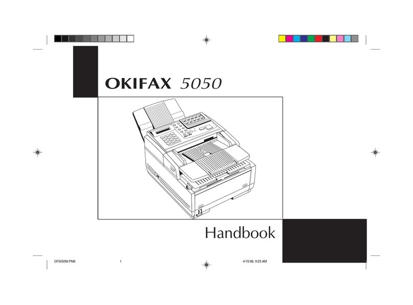 Oki OKIFAX 5050 User manual
