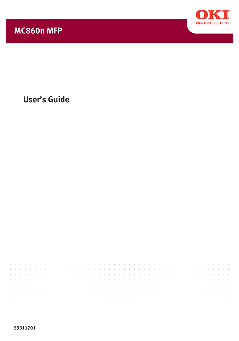 Oki MC860n MFP User manual