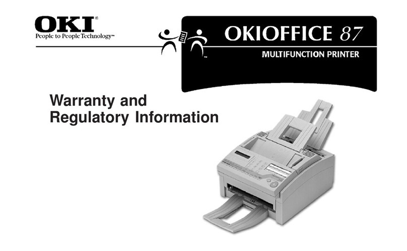 Oki OKIOFFICE 87 Warranty
