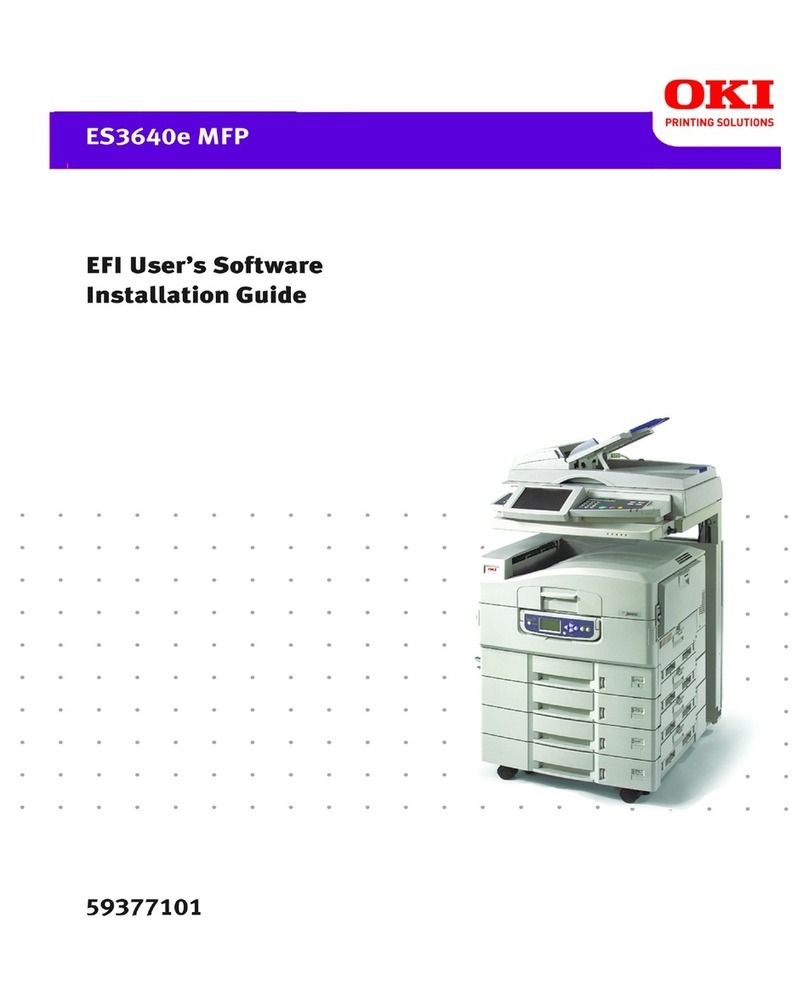 Oki ES3640e MFP Quick start guide