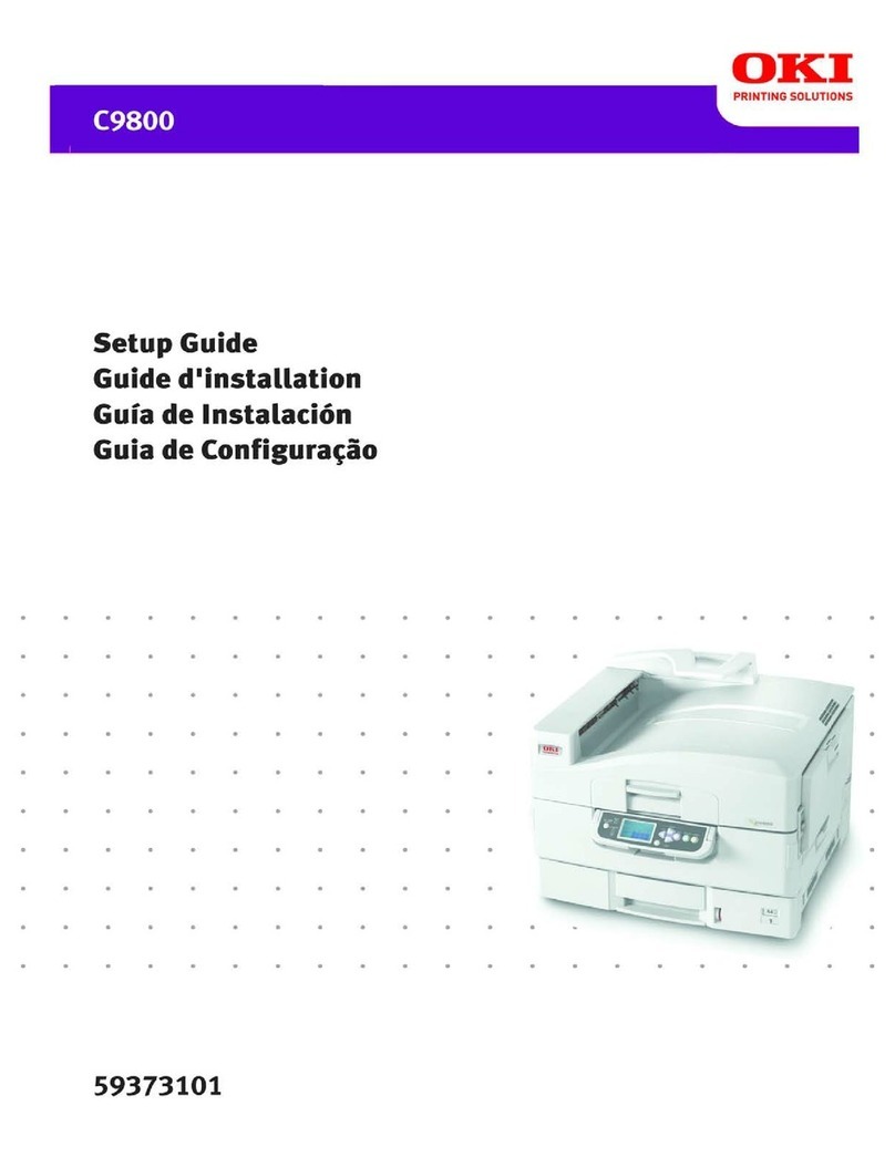 Oki C9800 Series User manual