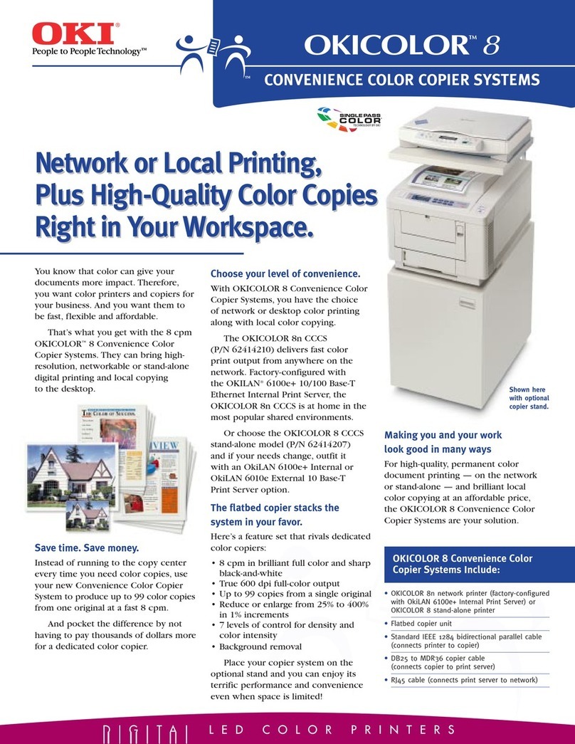 Oki OKICOLOR 8 brochure