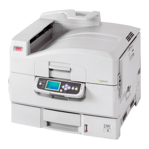 Oki C9650 Series User manual Oki C9650 Series User manual