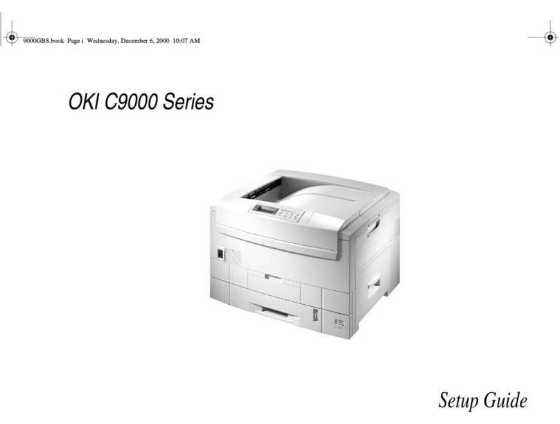 Oki C9000 Series User manual