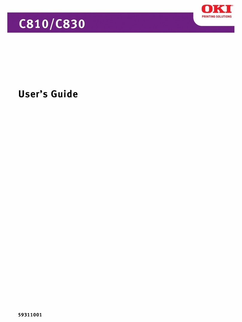 Oki C810 User manual