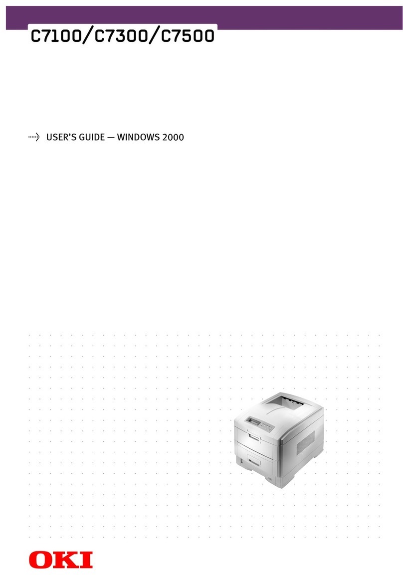 Oki C7100 User manual
