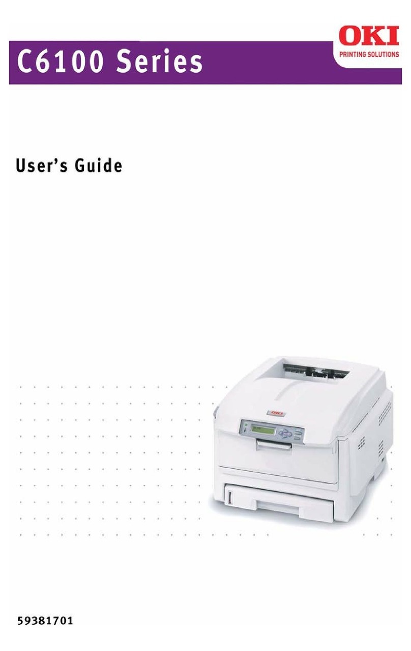 Oki C6100 Series User manual