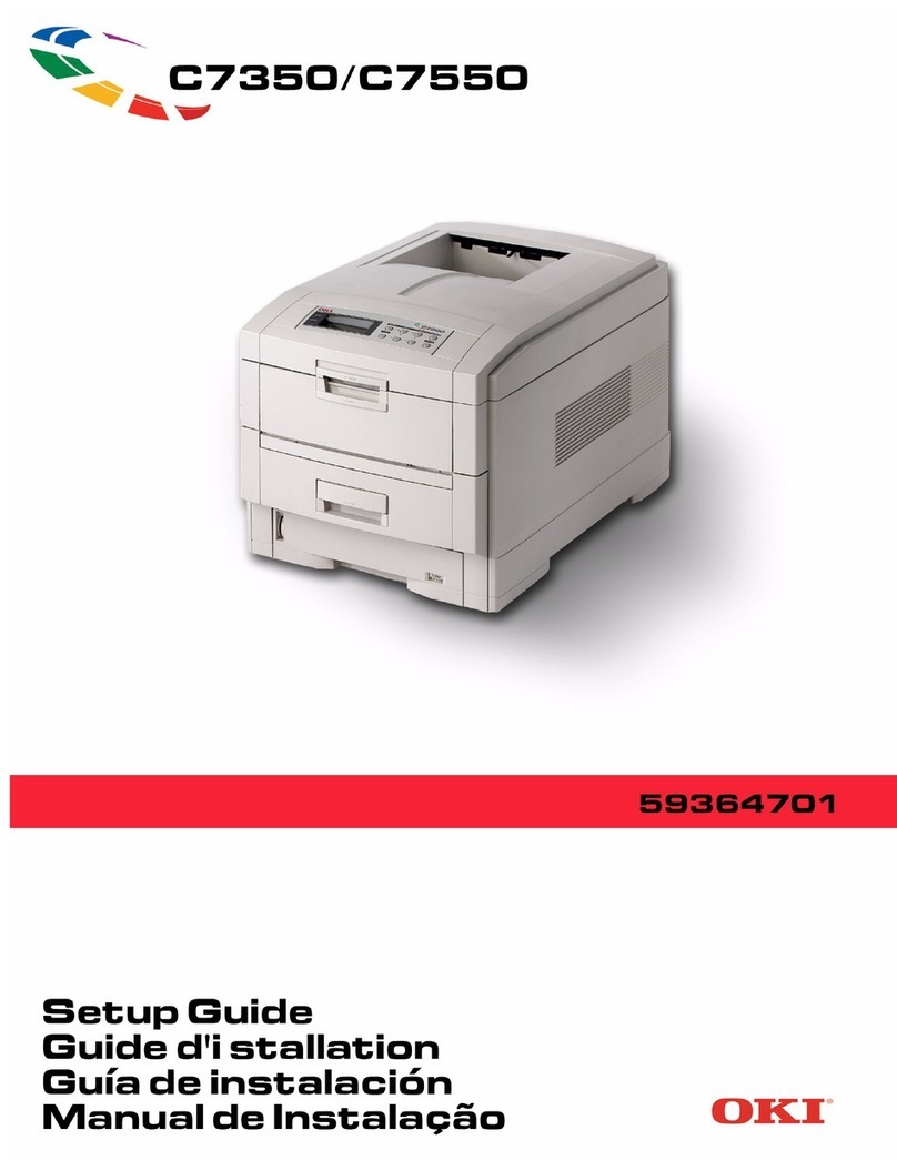 Oki MAC TECHNICAL REFERANCE C7350 User manual
