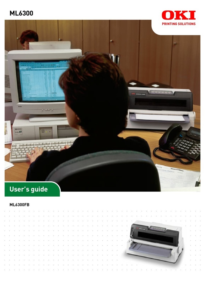 Oki ML6300 User manual