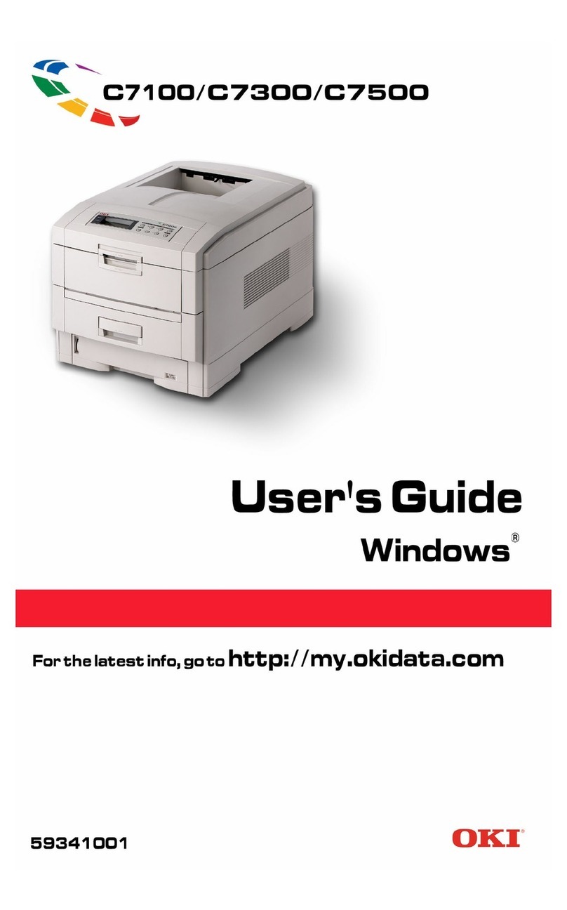 Oki C7500 User manual