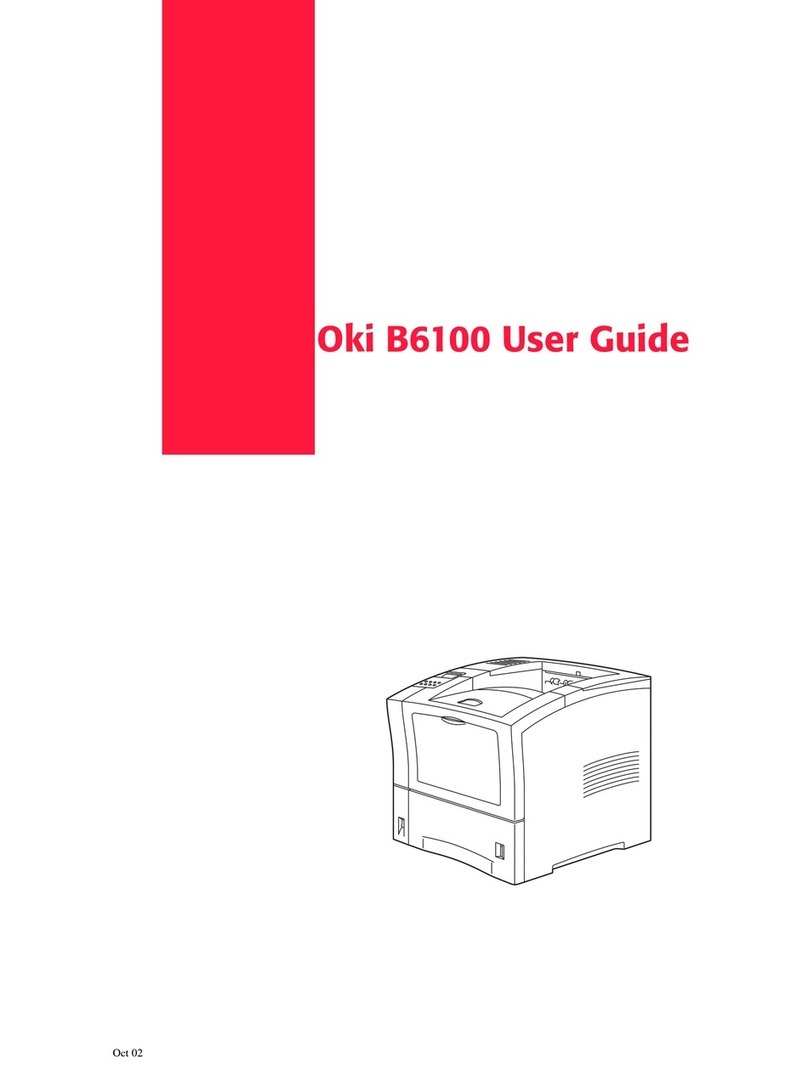 Oki B 6100 User manual
