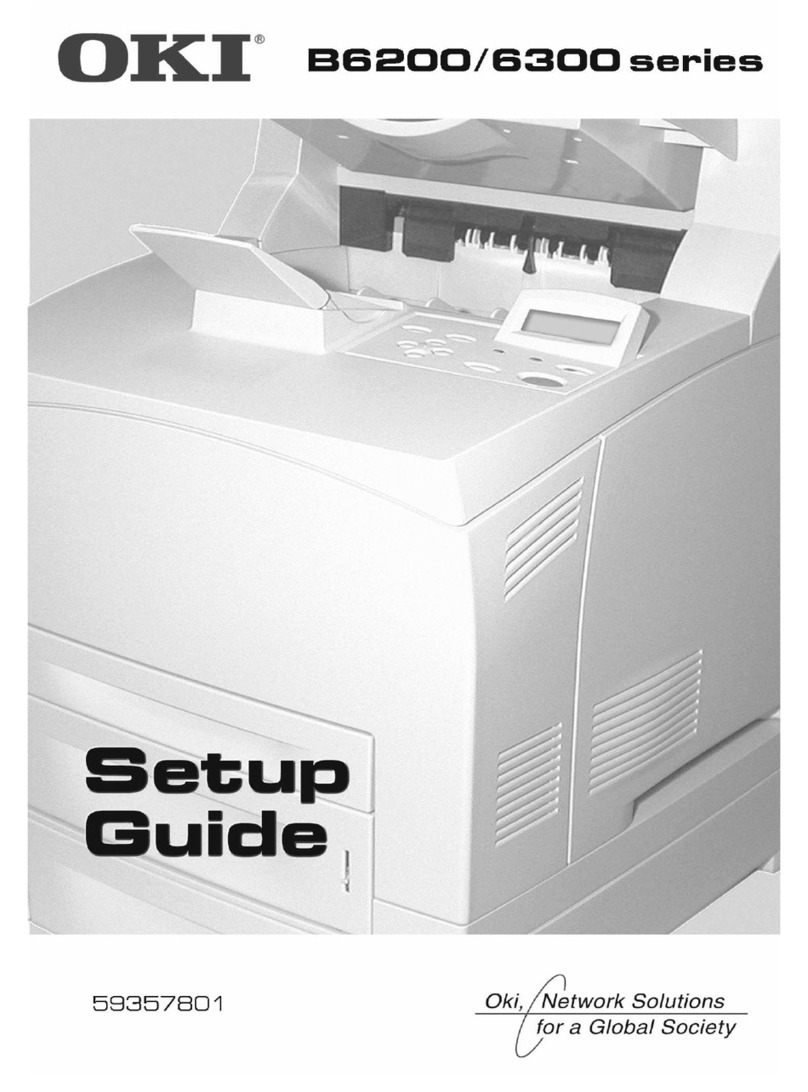 Oki B6200 Series User manual