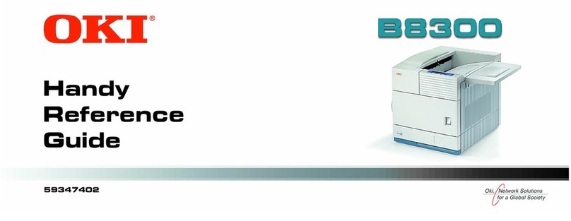 Oki B B8300 User manual